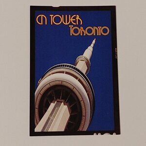 Vintage CN TOWER Toronto Postcard Post Card Ontario Landmark Toronto Travel